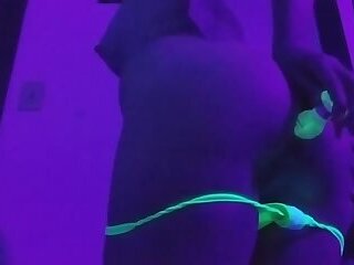 Glow in the dark buttplug