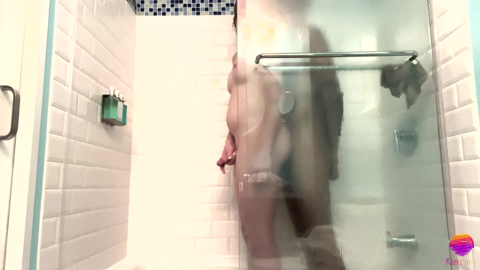 BBC Fucks Tall Redhead Shemale in the Shower